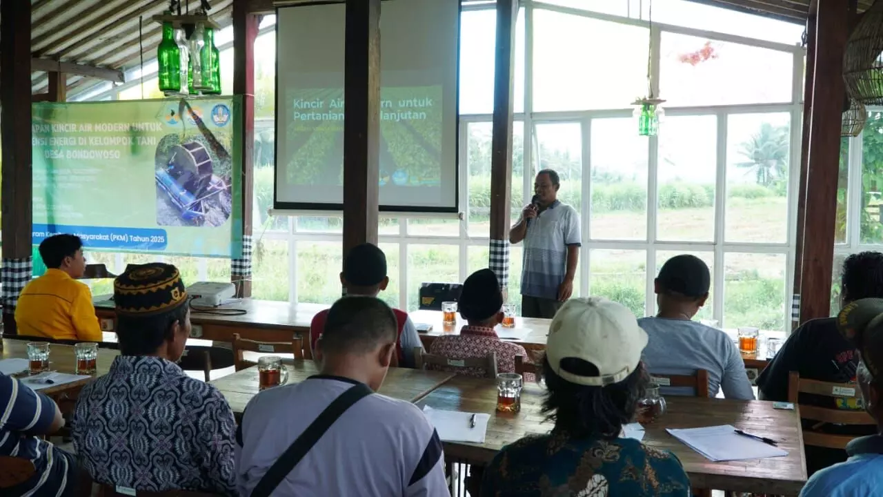 Dukung ketahanan pangan, dosen Untidar terapkan kincir air modern di Desa Bondowoso