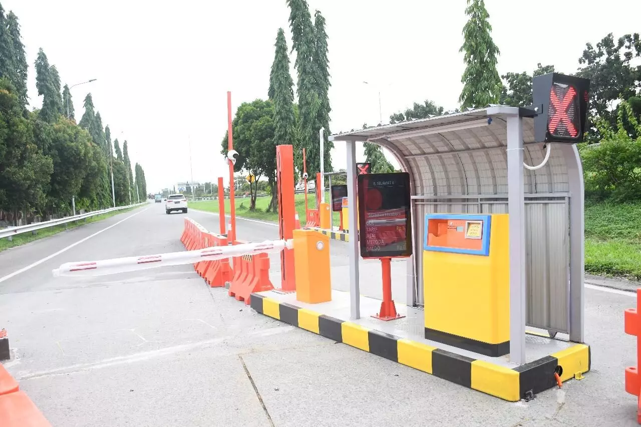 Tiga unit OAB di GT Bandar Selamat 4 ruas Tol Belmera siap beroperasi 1 November 2025 Tiga unit OAB di GT Bandar Selamat 4 ruas Tol Belmera siap beroperasi 1 November 2025