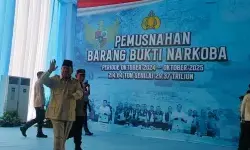 Prabowo hadiri pemusnahan 214 ton narkoba senilai Rp29 triliun Prabowo hadiri pemusnahan 214 ton narkoba senilai Rp29 triliun