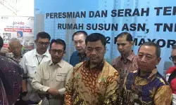 Wisma Atlet Blok C-2 diresmikan jadi Rumah Susun ASN, TNI dan Polri Wisma Atlet Blok C-2 diresmikan jadi Rumah Susun ASN, TNI dan Polri