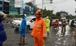 Banjir di Jaksel mulai surut Banjir di Jaksel mulai surut