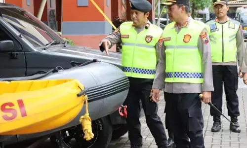 Polres Kudus siagakan personil 24 jam hadapi potensi bencana Polres Kudus siagakan personil 24 jam hadapi potensi bencana