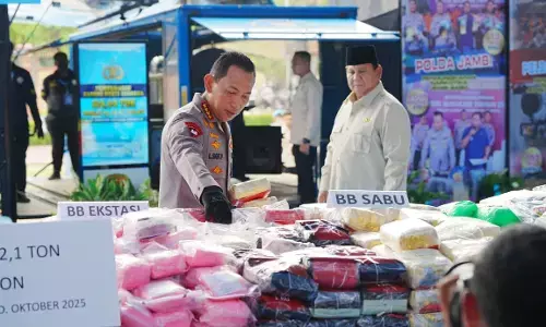 Presiden pimpin pemusnahan 214,84 ton narkoba, Kapolri: Tindak lanjut Asta Cita Presiden pimpin pemusnahan 214,84 ton narkoba, Kapolri: Tindak lanjut Asta Cita