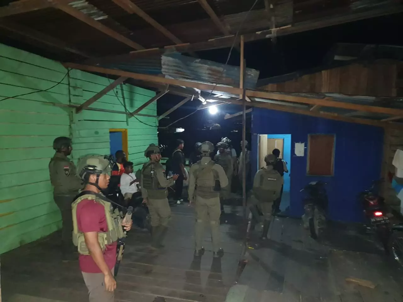 Satgas Ops Damai Cartenz respons cepat aksi percobaan penembakan ruko oleh OTK