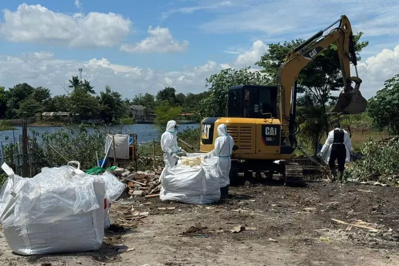 Satgas selesaikan dekontaminasi radioaktif 22 pabrik di Cikande