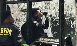 Puslabfor periksa lokasi kebakaran rumah di kawasan Tanjung Priok Puslabfor periksa lokasi kebakaran rumah di kawasan Tanjung Priok