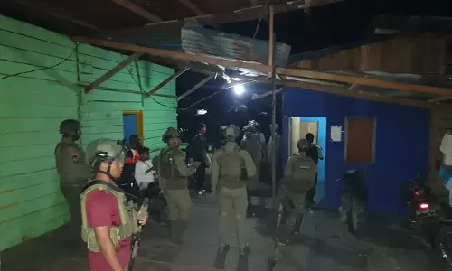 Satgas Ops Damai Cartenz respons cepat aksi percobaan penembakan ruko oleh OTK Satgas Ops Damai Cartenz respons cepat aksi percobaan penembakan ruko oleh OTK