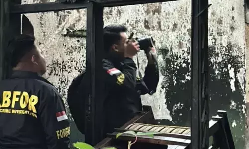 Puslabfor periksa lokasi kebakaran rumah di kawasan Tanjung Priok