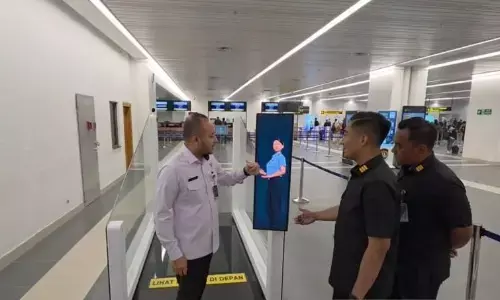 Imigrasi Soetta uji coba corridor gate layanan tanpa hambatan Imigrasi Soetta uji coba corridor gate layanan tanpa hambatan