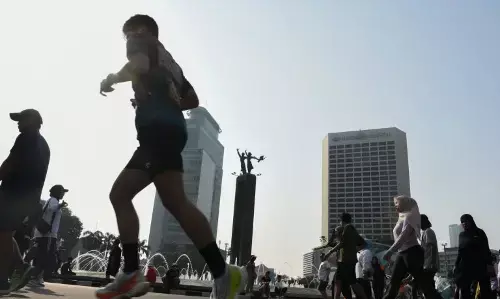 Udara Jakarta Jumat ini tak sehat bagi kelompok sensitif Udara Jakarta Jumat ini tak sehat bagi kelompok sensitif