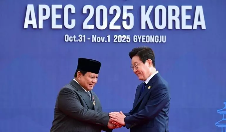 Hadiri KTT APEC, Presiden Prabowo disambut Presiden Lee Jae-myung Hadiri KTT APEC, Presiden Prabowo disambut Presiden Lee Jae-myung