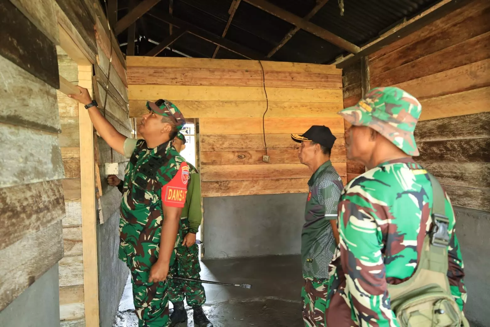 Dansatgas TMMD Ke-126 Kodim 1505/Tidore cek progres pembangunan fisik Dansatgas TMMD Ke-126 Kodim 1505/Tidore cek progres pembangunan fisik