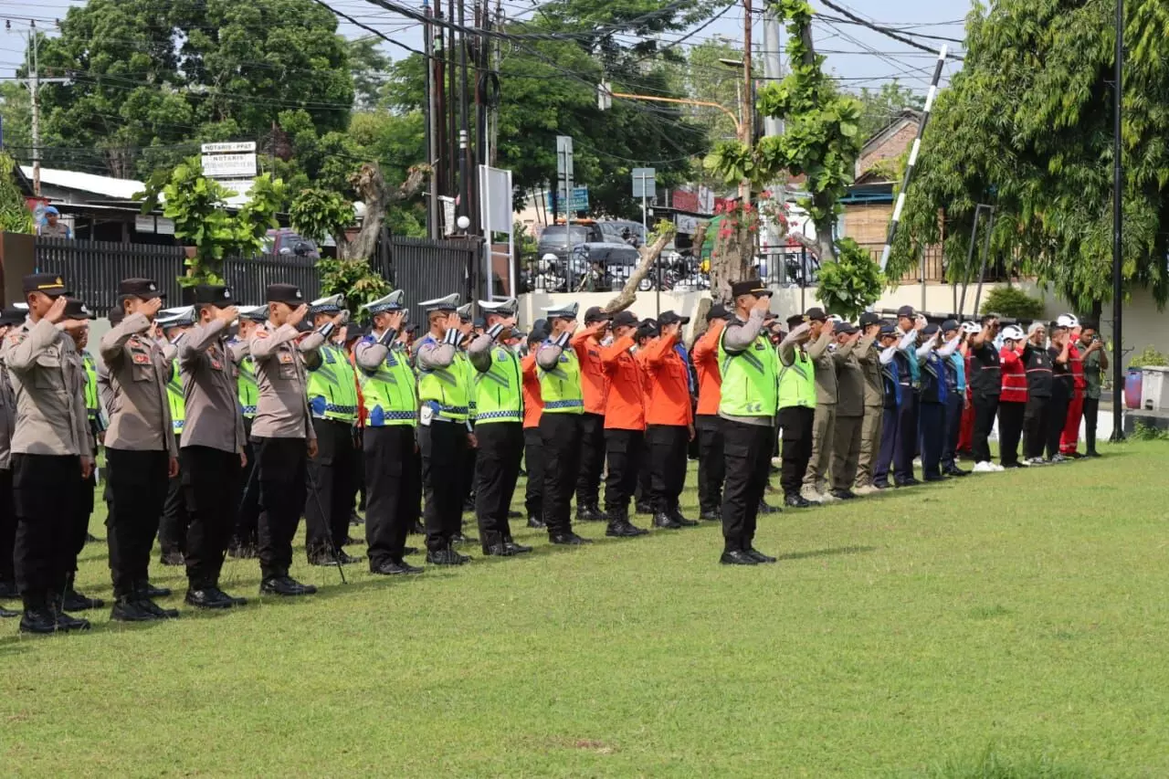 Hadapi potensi ancaman bencana alam, Polres Boyolali gelar apel siaga bencana Hadapi potensi ancaman bencana alam, Polres Boyolali gelar apel siaga bencana