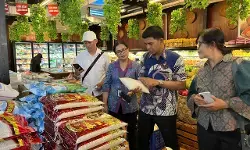 Satgas Pangan Polda Bali cek harga beras di Kota Denpasar
