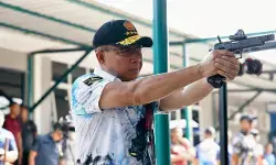 Panglima TNI hadiri kejuaraan menembak Kasau Cup 2025 di Brigade Parako I Pasgat