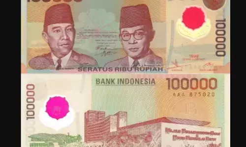 1 November 1999: BI edarkan uang kertas pecahan Rp100 ribu 1 November 1999: BI edarkan uang kertas pecahan Rp100 ribu