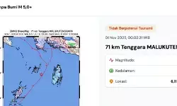 Gempa magnitudo 5,1 guncang Maluku Tenggara