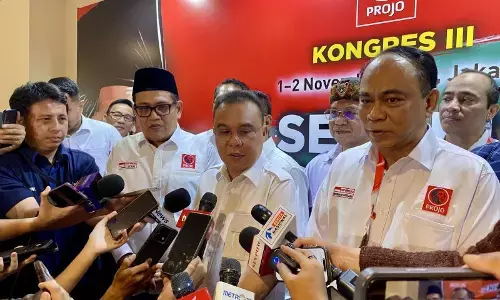 Dasco apresiasi dukungan ke Prabowo-Gibran saat hadiri Kongres Projo Dasco apresiasi dukungan ke Prabowo-Gibran saat hadiri Kongres Projo