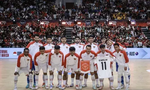 Souto persembahkan kemenangan futsal Indonesia bagi Syaifullah Souto persembahkan kemenangan futsal Indonesia bagi Syaifullah