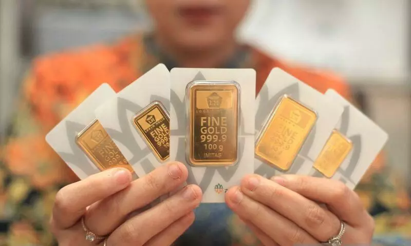 Harga dua jenama emas di Pegadaian hari ini kompak turun Harga dua jenama emas di Pegadaian hari ini kompak turun