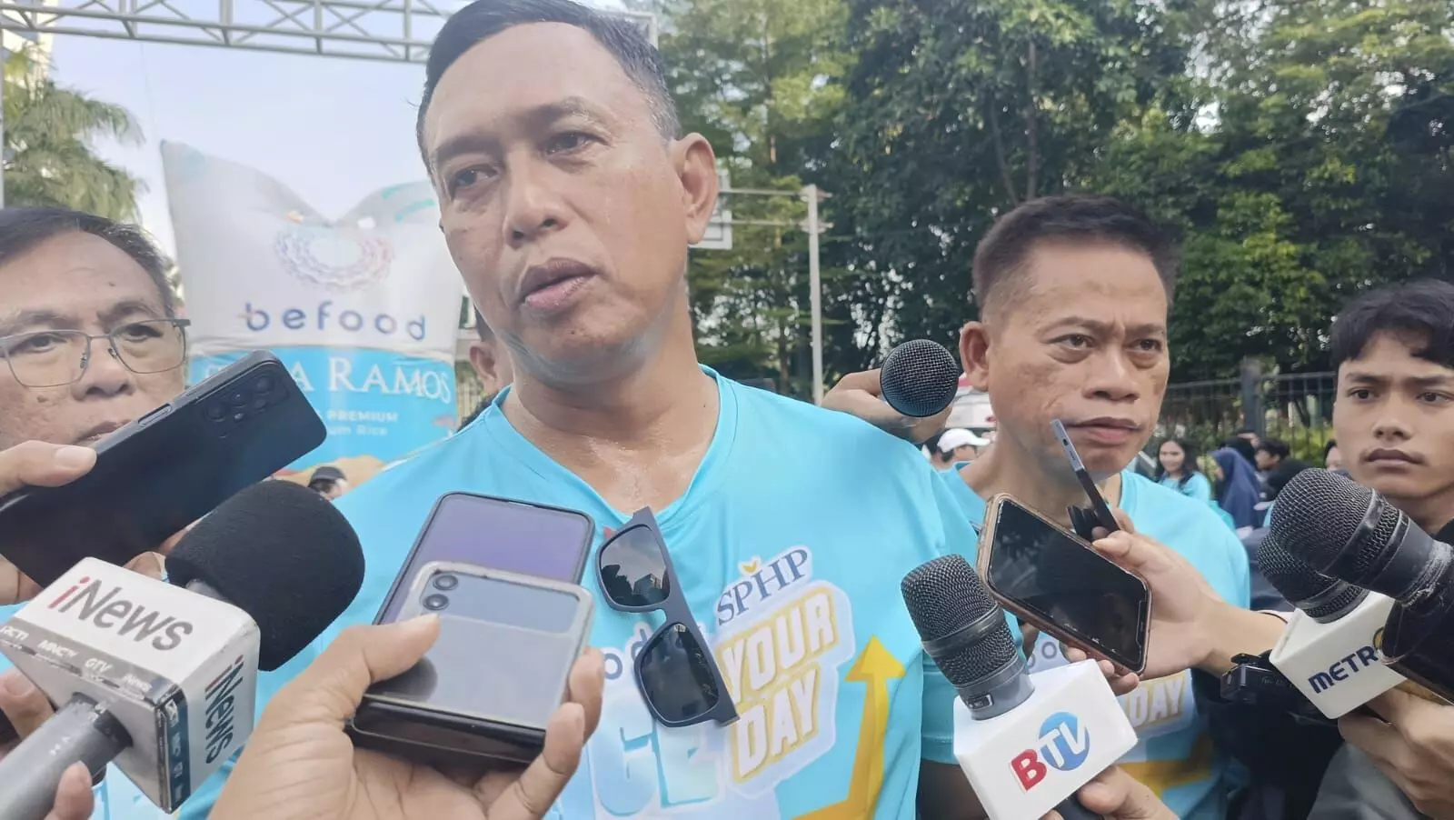 Bulog luncurkan kemasan baru beras premium Befood Setra Ramos Bulog luncurkan kemasan baru beras premium Befood Setra Ramos