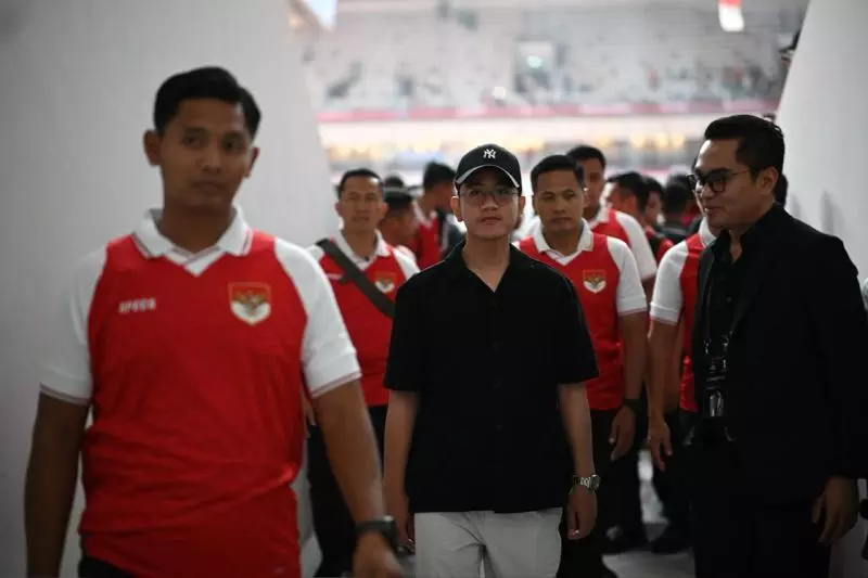 Gibran tonton kemenangan timnas futsal Indonesia atas Australia Gibran tonton kemenangan timnas futsal Indonesia atas Australia