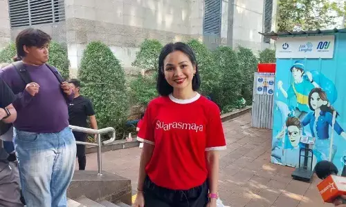 Andien bagikan kesiapan konser Suarasmara sudah 80 persen Andien bagikan kesiapan konser Suarasmara sudah 80 persen