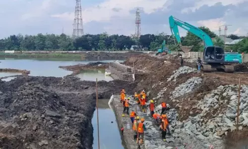 Revitalisasi Waduk Giri Kencana di Jaktim capai 54,6 persen