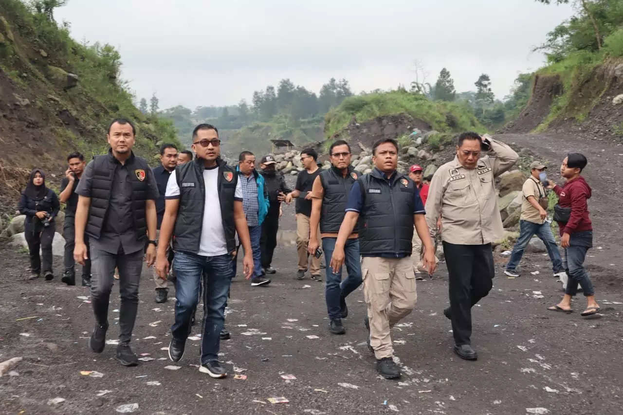 Bareskrim Polri gerebek penambangan ilegal di Taman Nasional Gunung Merapi