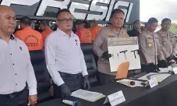 Sempat viral, Polres Bekasi Kota tangkap tujuh pelaku curanmor minimarket di Margahayu