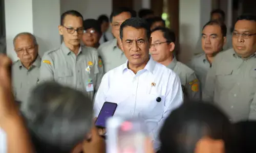 BPS: Produksi beras 2025 melonjak tinggi 34,77 juta ton