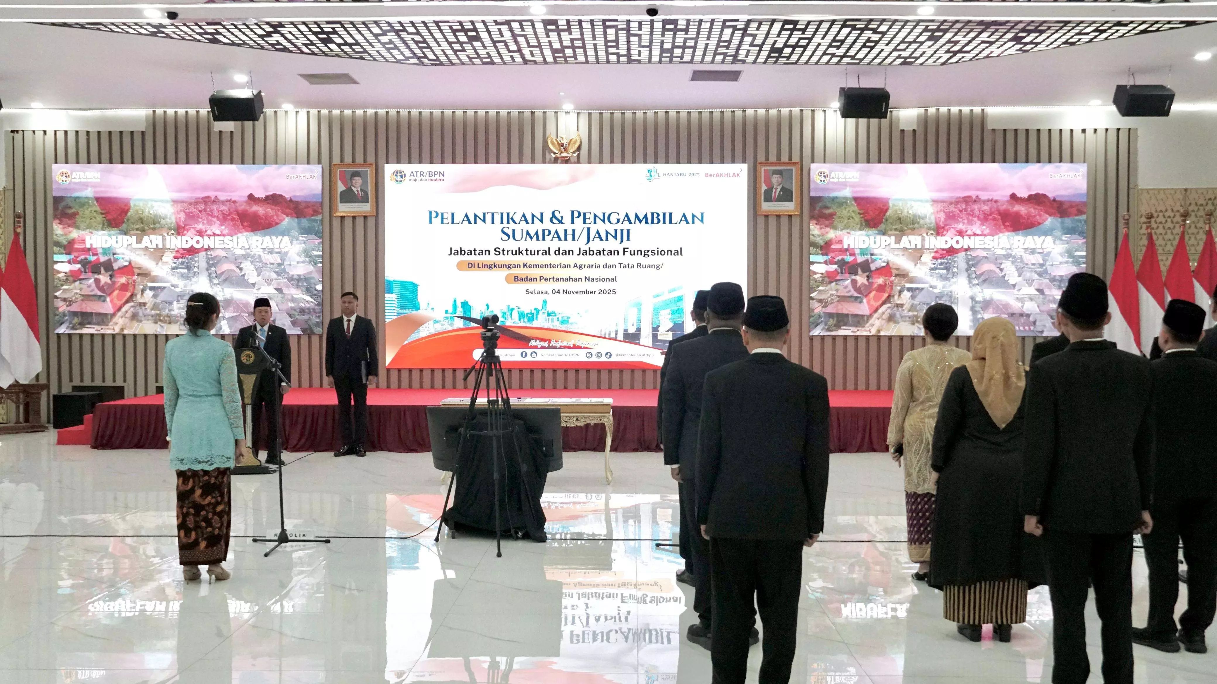 Lantik 840 pejabat, Menteri ATR/BPN Nusron Wahid ingatkan jabatan adalah amanah Lantik 840 pejabat, Menteri ATR/BPN Nusron Wahid ingatkan jabatan adalah amanah