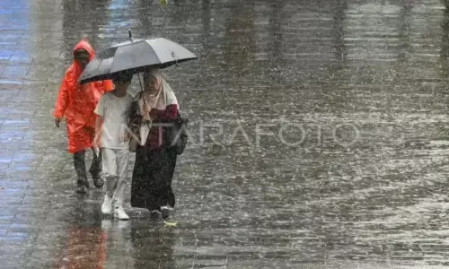 BMKG prakirakan cuaca di kota-kota besar umumnya diguyur hujan