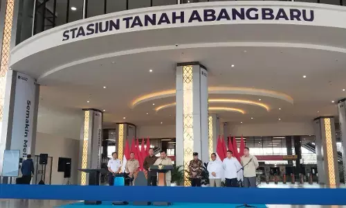 Prabowo resmikan Stasiun Tanah Abang Baru yang lebih modern