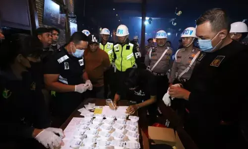Polda gencarkan razia hiburan malam di Medan cegah peredaran narkoba