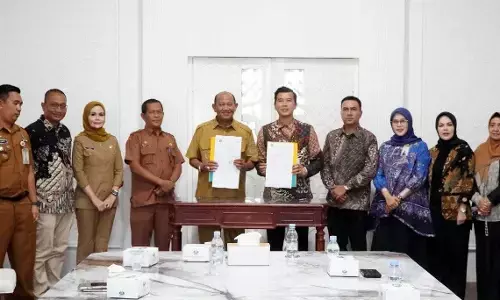 Bupati Langkat teken tiga MoU strategis dorong digitalisasi keuangan daerah Bupati Langkat teken tiga MoU strategis dorong digitalisasi keuangan daerah