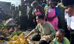 Gibran belanja jeruk hingga jagung saat kunjungi pasar di Manokwari Gibran belanja jeruk hingga jagung saat kunjungi pasar di Manokwari