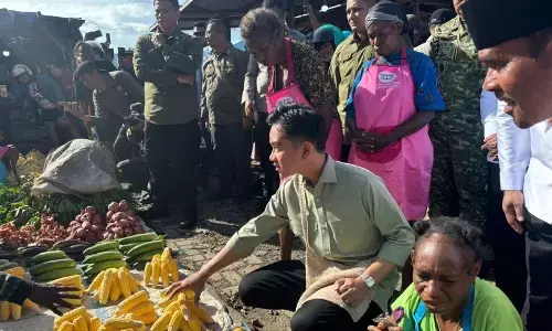 Gibran belanja jeruk hingga jagung saat kunjungi pasar di Manokwari Gibran belanja jeruk hingga jagung saat kunjungi pasar di Manokwari