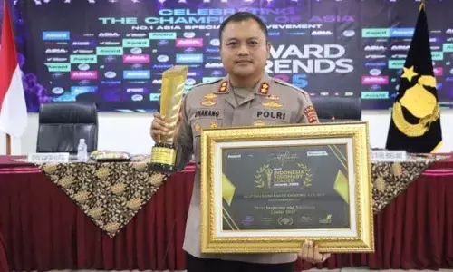 Kapolres Rembang raih penghargaan nasional Indonesia Visionary Leader Awards 2025