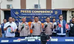 Polisi bongkar modus selundupkan ganja lewat rangka Vespa di Tangerang Polisi bongkar modus selundupkan ganja lewat rangka Vespa di Tangerang