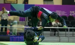 Langkah atlet pencak silat Indonesia di final ISG 2025 Langkah atlet pencak silat Indonesia di final ISG 2025