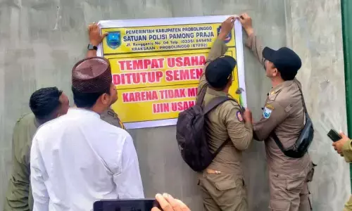 Satpol PP tutup gudang tembakau tak berizin di Probolinggo Satpol PP tutup gudang tembakau tak berizin di Probolinggo