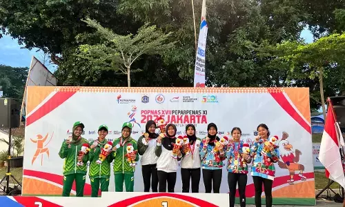 Popnas XVII Jakarta, kontingen DIY pertahankan dominasi Speed Relay Putri Popnas XVII Jakarta, kontingen DIY pertahankan dominasi Speed Relay Putri