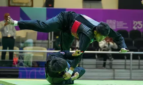 Langkah atlet pencak silat Indonesia di final ISG 2025 Langkah atlet pencak silat Indonesia di final ISG 2025