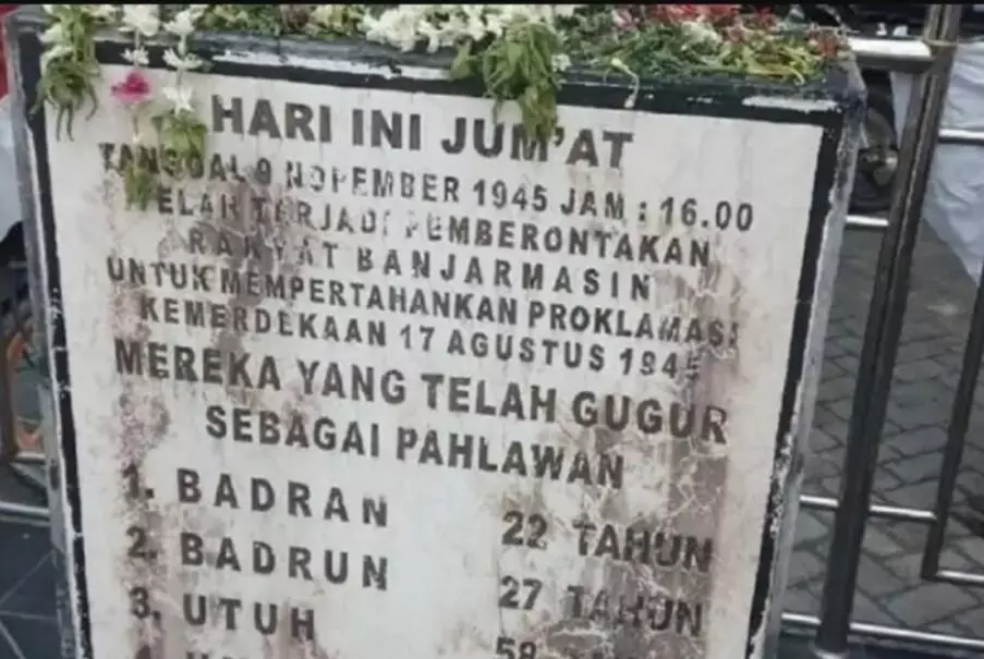 9 November 1945: Pemberontakan rakyat Banjarmasin pada Belanda 9 November 1945: Pemberontakan rakyat Banjarmasin pada Belanda