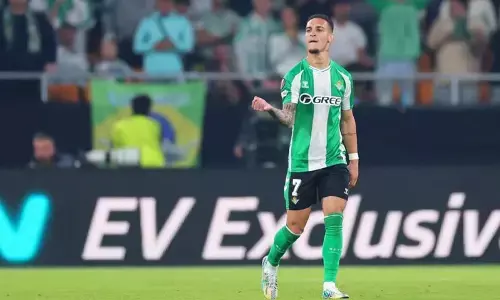 Antony cetak gol, Real Betis hajar Lyon 2-0 Antony cetak gol, Real Betis hajar Lyon 2-0