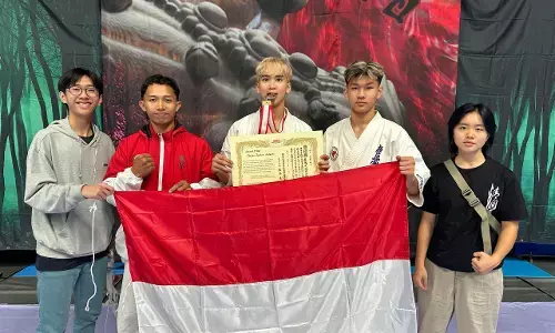 Atlet karate Indonesia sabet medali perak di ajang IBKO-16th All Japan Tournament 2025 Atlet karate Indonesia sabet medali perak di ajang IBKO-16th All Japan Tournament 2025