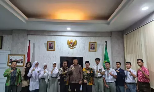Pelajar SMA/SMK Sumut siap sukseskan Kongres Rohis Nasional I di Jakarta Pelajar SMA/SMK Sumut siap sukseskan Kongres Rohis Nasional I di Jakarta