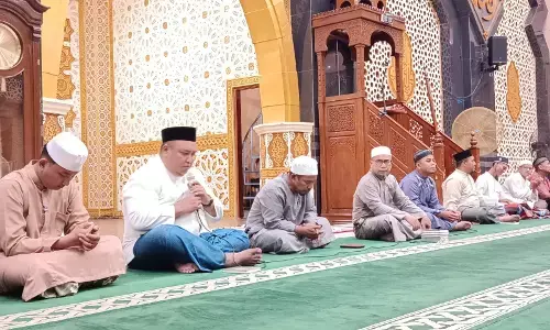Kemenag, tokoh agama dan masyarakat Sibolga gelar doa bersama untuk almarhum Arjuna Tamaraya