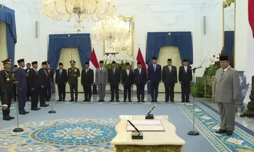 Presiden Prabowo lantik 9 Anggota dan Ketua Komisi Percepatan Reformasi Polri